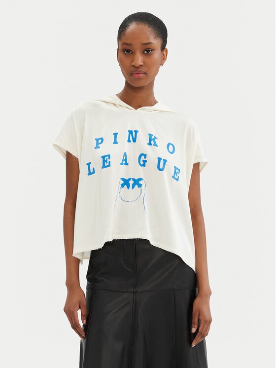 Pinko Bluză Belinda 104875 A2HL Écru Regular Fit
