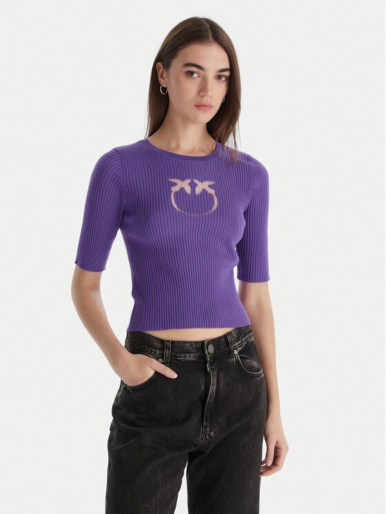 Pinko Bluză Tritone Maglia 102017 A18M Slim Fit