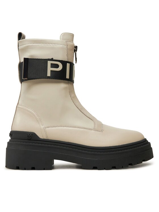 Pinko Botine Mia 13 SD0219 P061 Écru