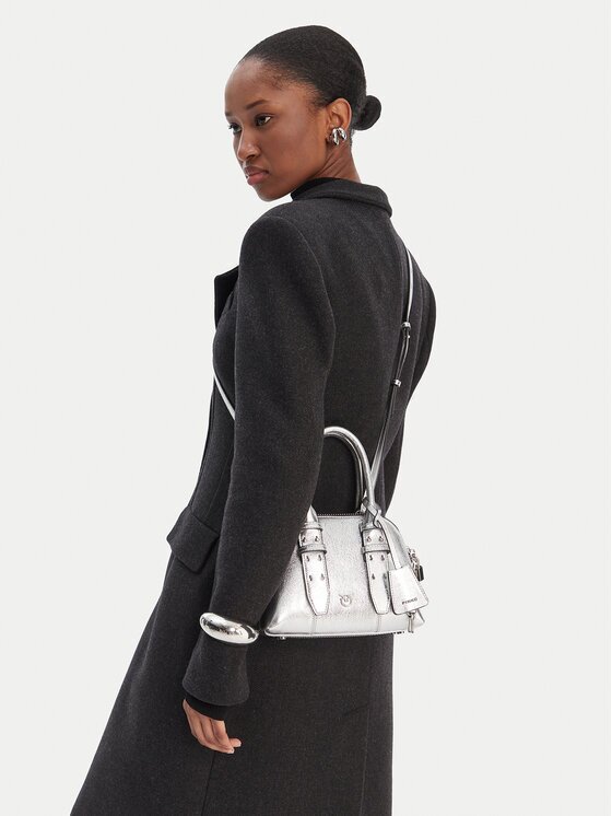 Pinko Geantă Bowling Bag Zip Mini AI 25-26 PLTT 105333 A0QO
