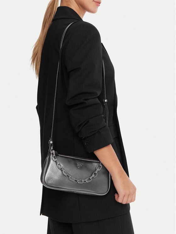 Pinko Geantă Half Moon Baguette Mini AI 25-26 PLTT 105069 A2O9