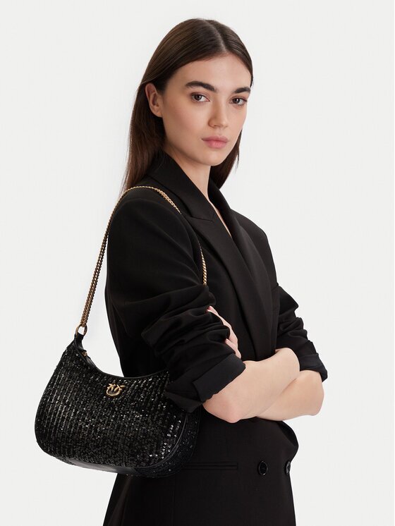 Pinko Geantă Half Moon Mini AI 25-26 PLTT 105916 A2WC
