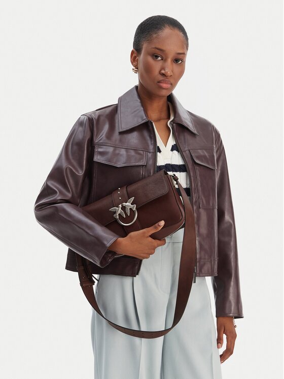 Pinko Geantă Love One Slouchy Zip Classic AI 25-26 PLTT 105081 A2JG