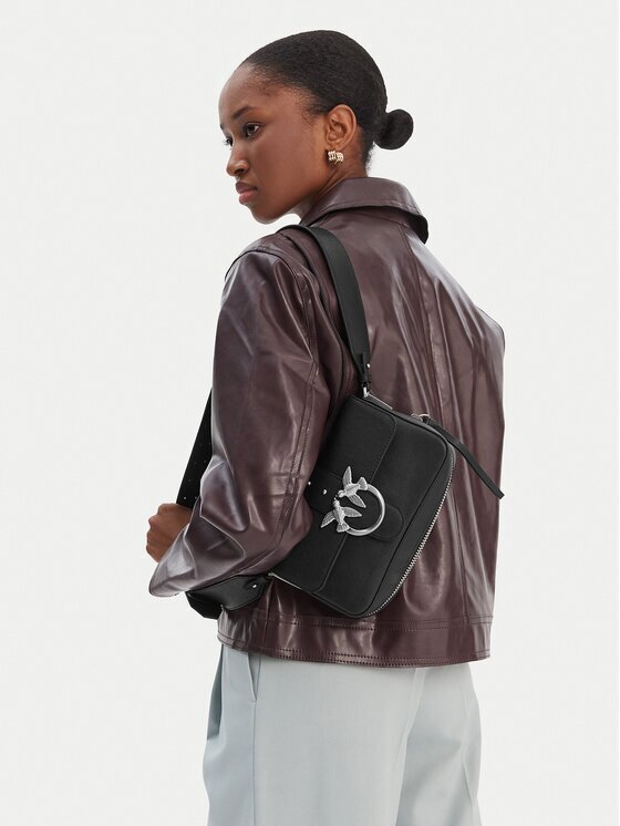 Pinko Geantă Love One Slouchy Zip Mini AI 25-26 PLTT 105345 A2JG