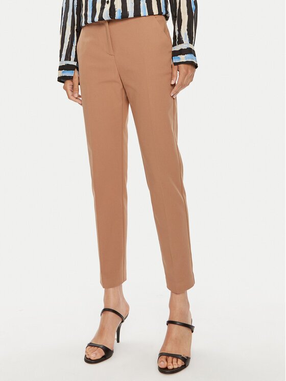 Pinko Pantaloni din material Bello 100155 A1P9 Regular Fit