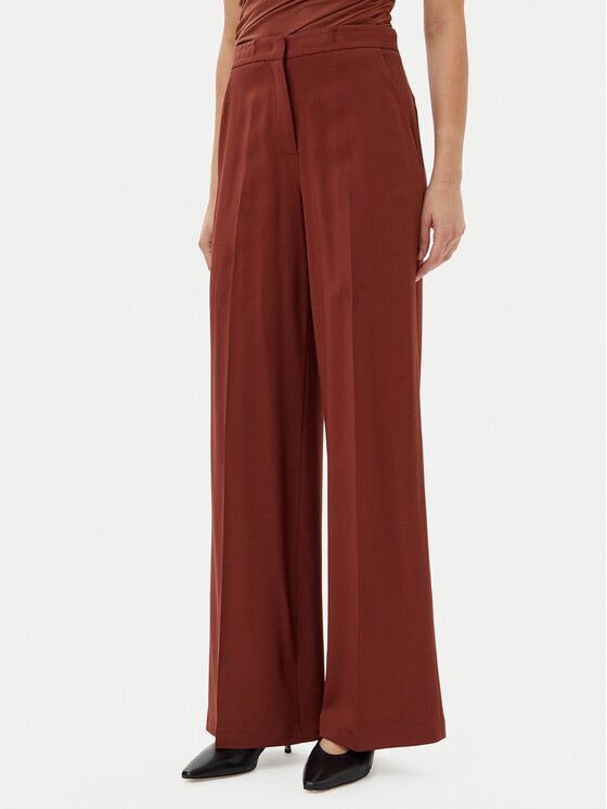 Pinko Pantaloni din material Pergamino 100331 A213 Regular Fit