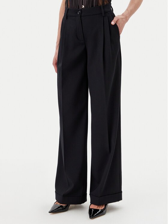 Pinko Pantaloni din material Peru' 103701 A1XX Regular Fit