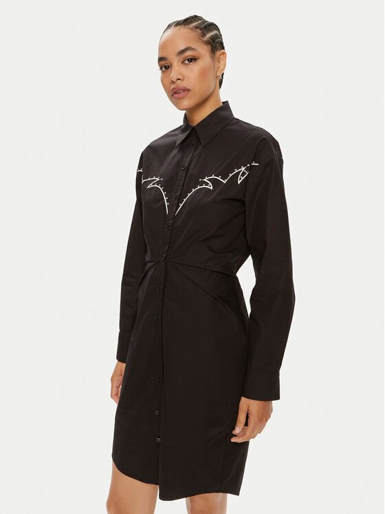 Pinko Rochie tip cămașă Actors 103737 A1XO Regular Fit