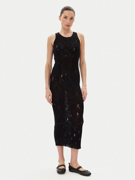 Pinko Rochie tricotată 105141 A2LP Slim Fit