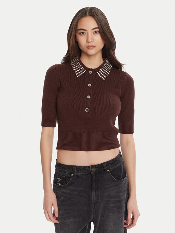 Pinko Tricou polo Emilia 105745 A2S4 Regular Fit