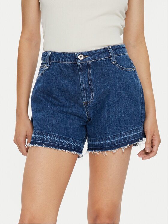 Please Pantaloni scurți de blugi D0KHEH0NPF Relaxed Fit