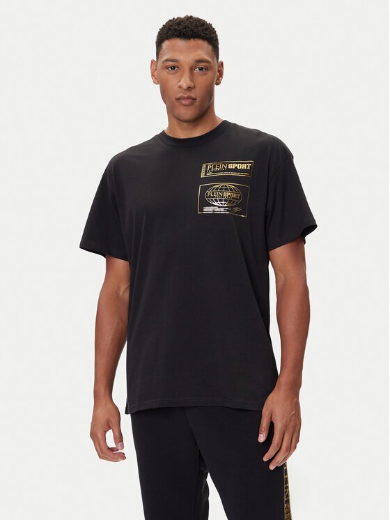 Plein Sport Tricou FAEC MTK8354 STE001N Loose Fit