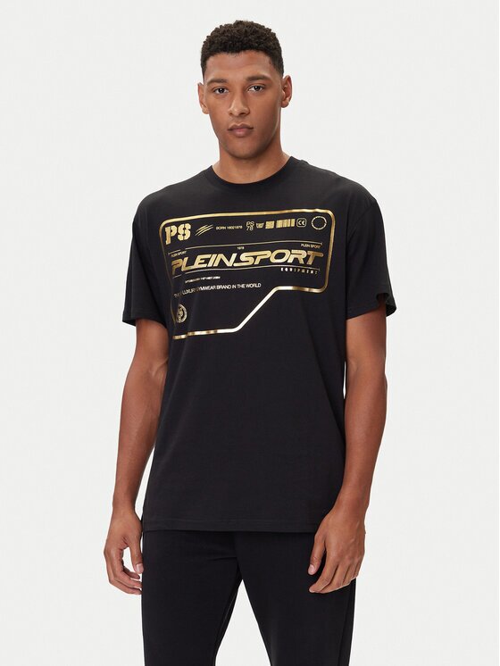 Plein Sport Tricou FAEC MTK8373 STE001N Loose Fit