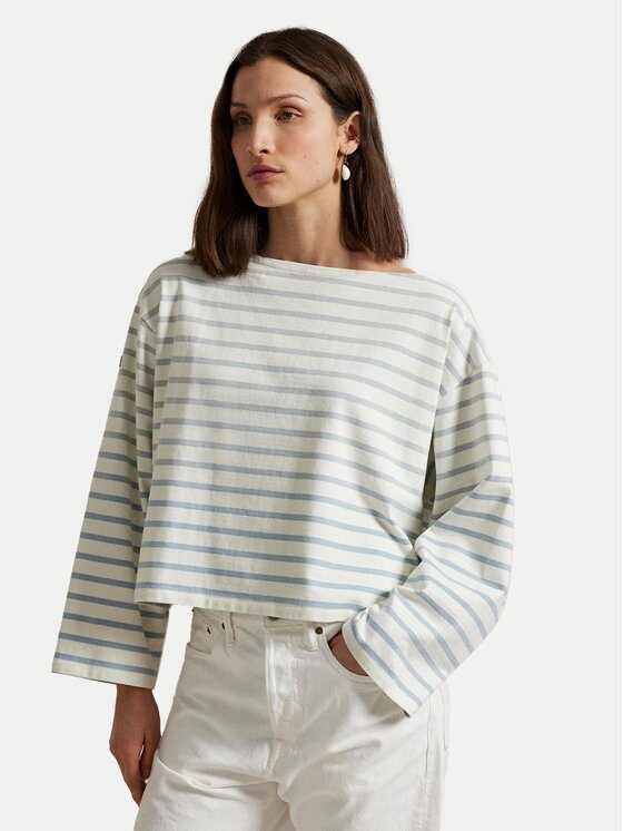 Polo Ralph Lauren Bluză 211959103003 Écru Relaxed Fit