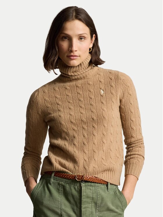 Polo Ralph Lauren Bluză cu gât 211888686006 Regular Fit