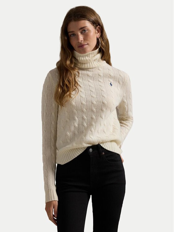 Polo Ralph Lauren Bluză cu gât 211888686012 Regular Fit