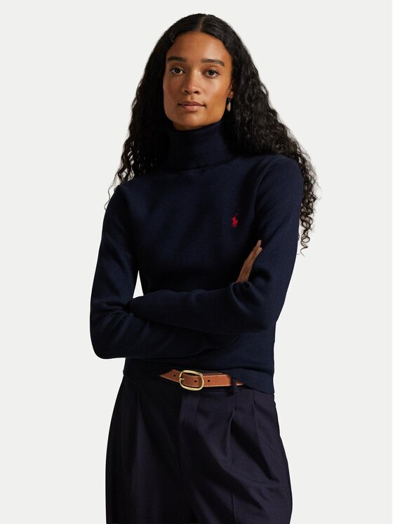 Polo Ralph Lauren Bluză cu gât 211959287001 Regular Fit