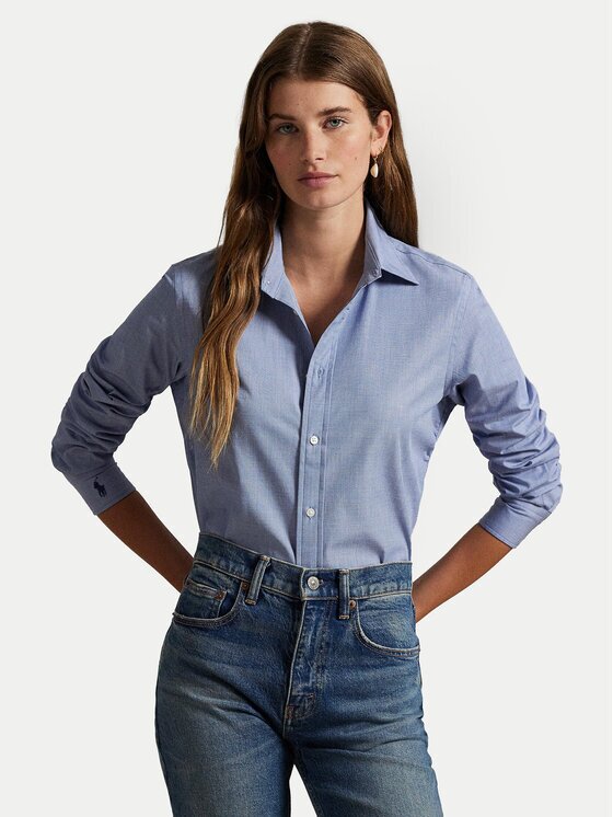 Polo Ralph Lauren Cămașă 211941509004 Albastru celest Slim Fit