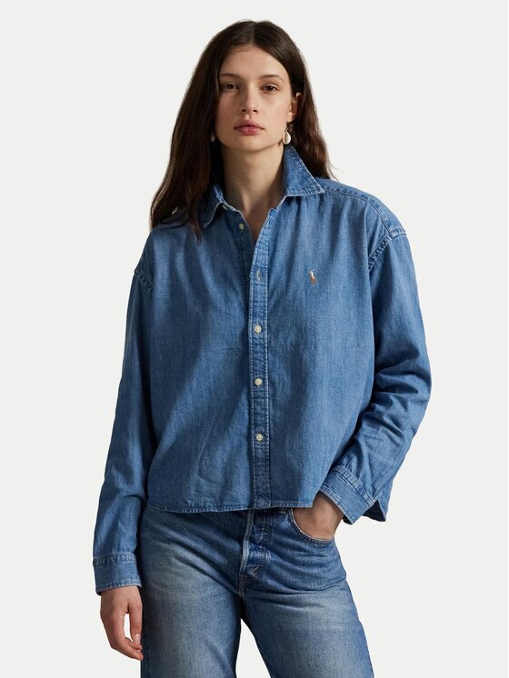 Polo Ralph Lauren cămașă de blugi 211969457001 Boxy Fit