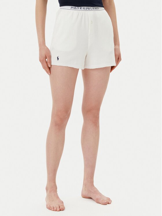 Polo Ralph Lauren Pantaloni scurți pijama 298956519001 Écru Regular Fit