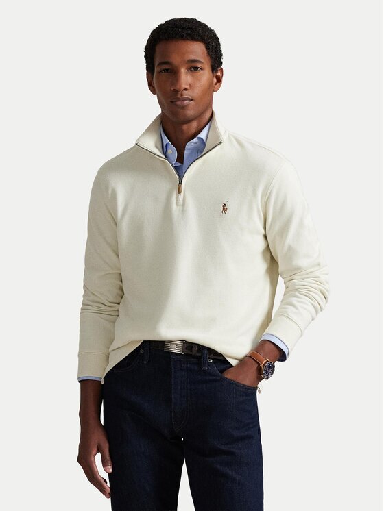 Polo Ralph Lauren Pulover 710P07411004 Écru Regular Fit