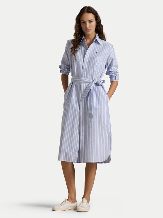 Polo Ralph Lauren Rochie tip cămașă 211959901001 Albastru celest Regular Fit