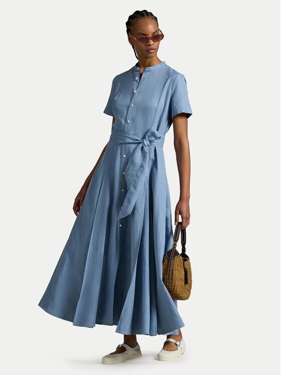 Polo Ralph Lauren Rochie tip cămașă 211972054001 Albastru celest Regular Fit