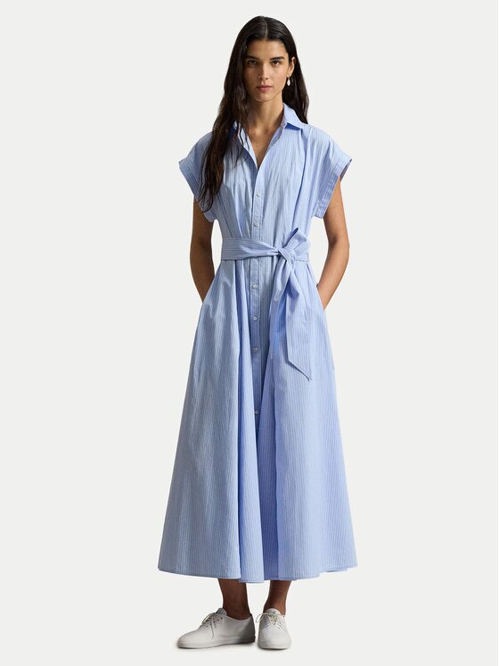 Polo Ralph Lauren Rochie tip cămașă 211A96363001 Albastru celest Regular Fit