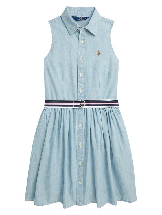Polo Ralph Lauren Rochie tip cămașă 313934151001 Albastru celest Regular Fit