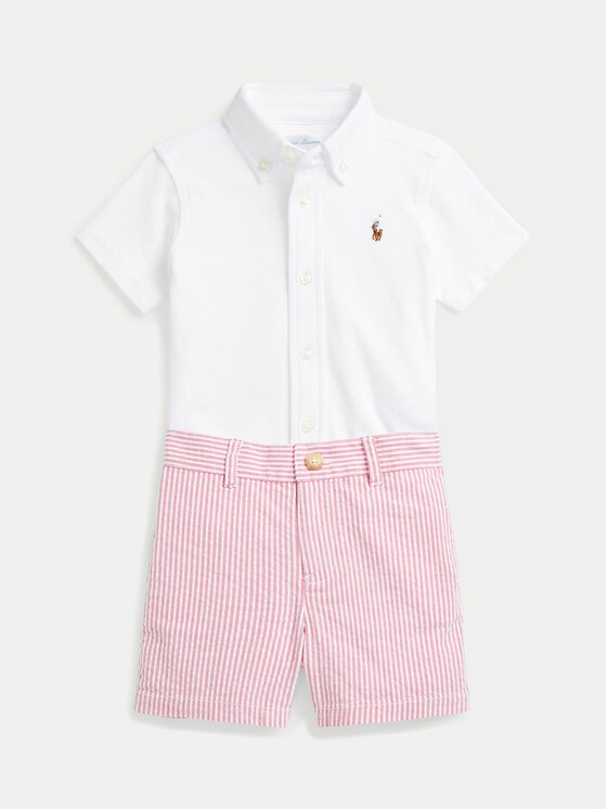 Polo Ralph Lauren Set cămașă și șorturi din material textil 320966276001 Regular Fit