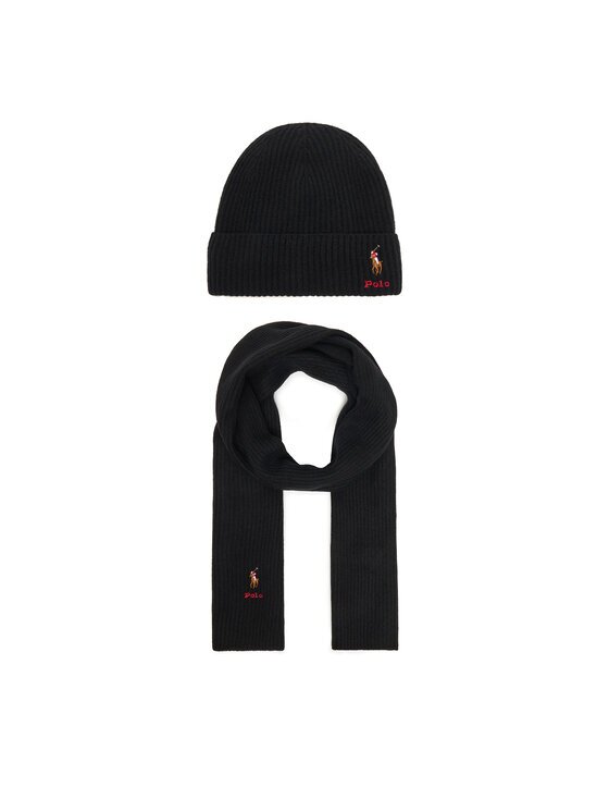 Polo Ralph Lauren Set Fular și Căciulă 455981430003