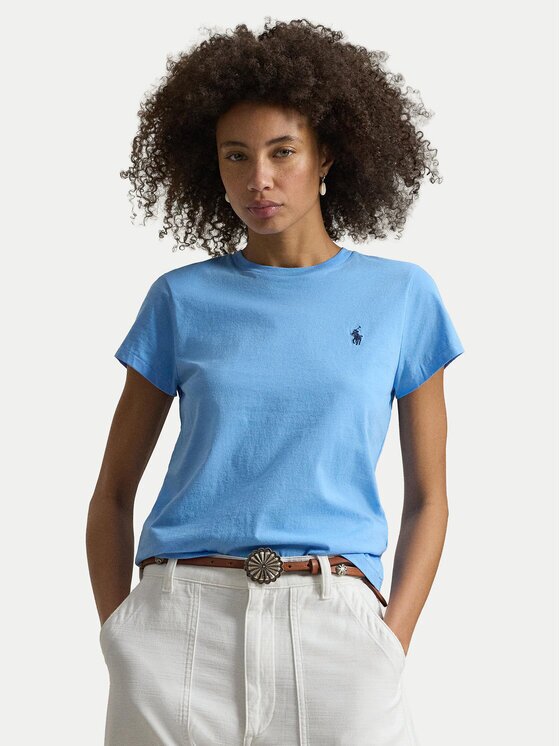 Polo Ralph Lauren Tricou 211B14605005 Albastru celest Classic Fit