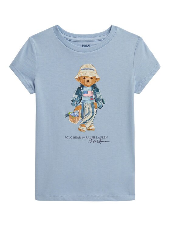 Polo Ralph Lauren Tricou 312A11759001 Albastru celest Regular Fit