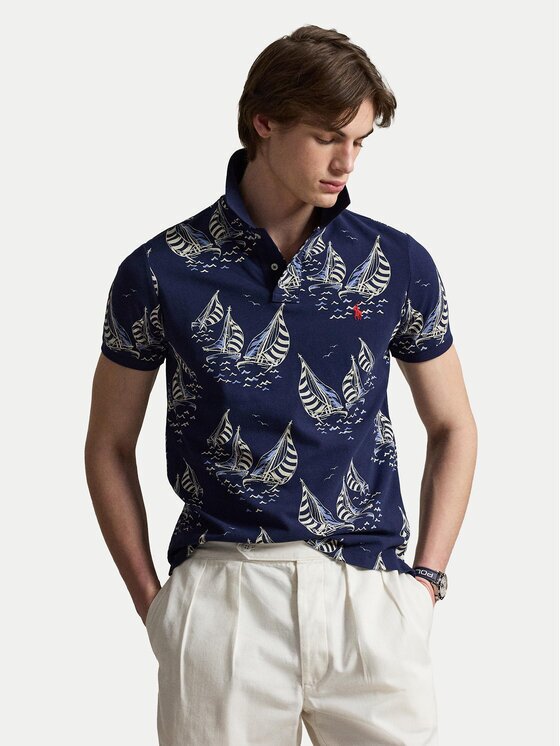 Polo Ralph Lauren Tricou polo 710B18828001 Custom Slim Fit