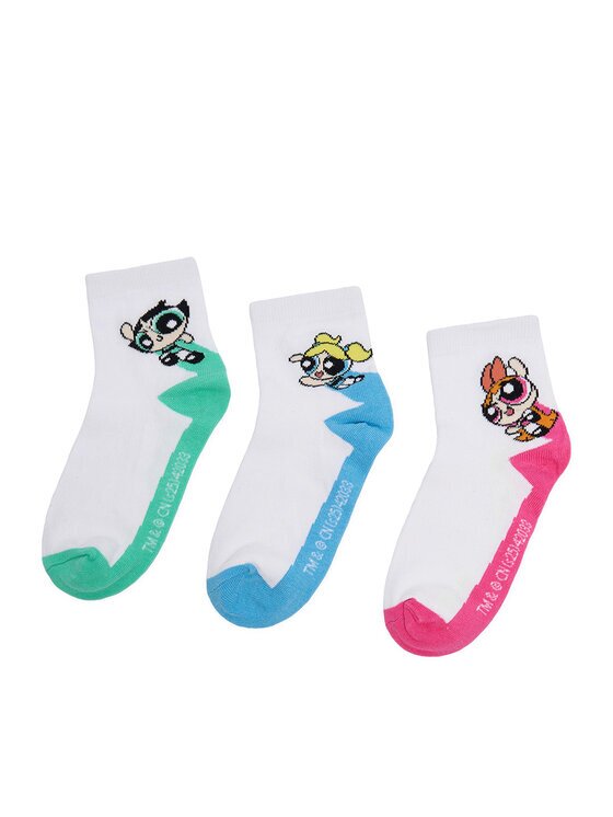 Powerpuff Girls Șosete scurte CEO-ACCCS-AW25-314WBPPG(3-PACK)
