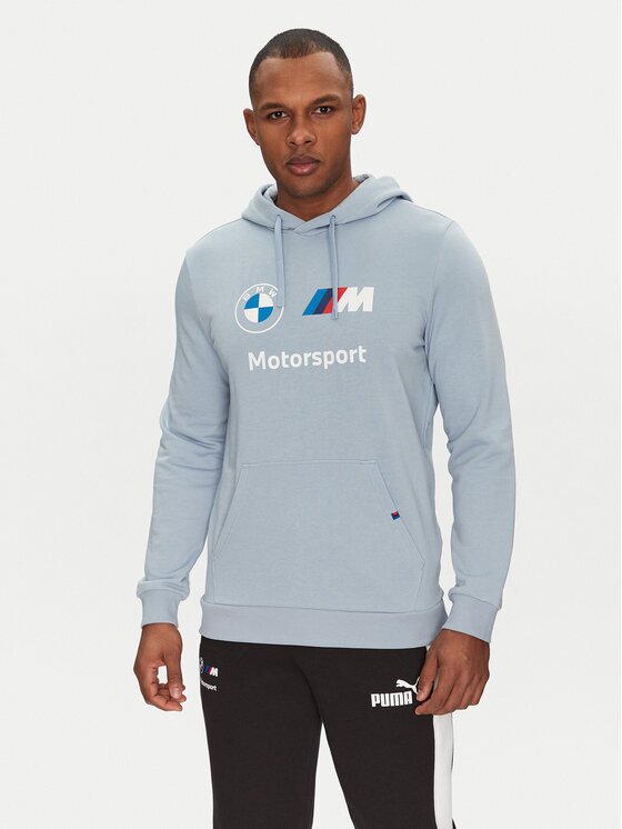 Puma Bluză BMW MMS Ess 624162 Albastru celest Regular Fit