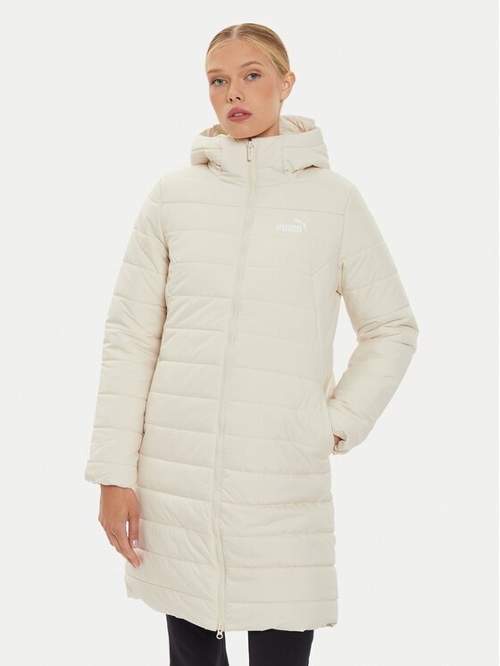 Puma Geacă de iarnă Essentials 848942 Écru Regular Fit