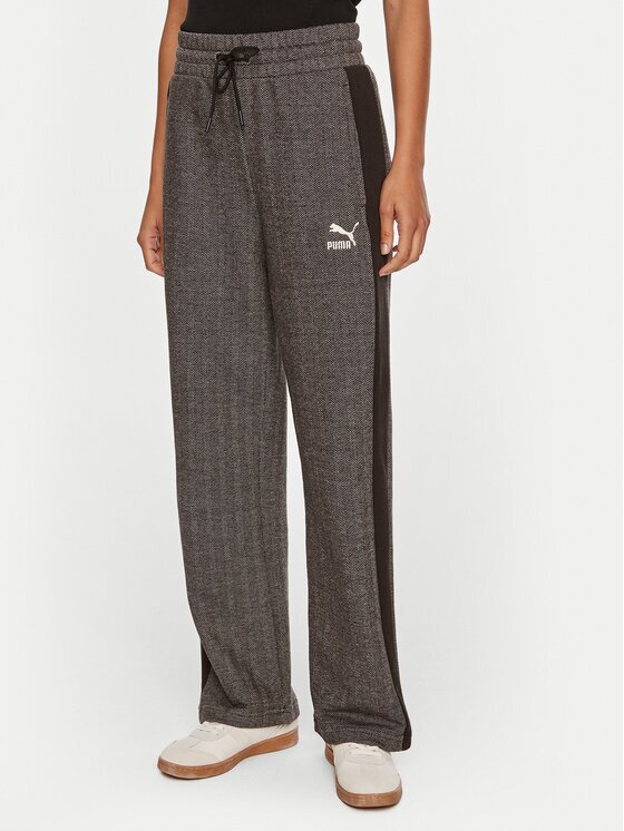 Puma Pantaloni trening T7 High Waist Track 626798 01 Regular Fit