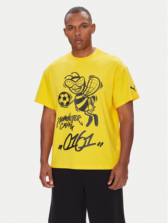 Puma Tricou CWC Hoops x Man City 631696 Regular Fit