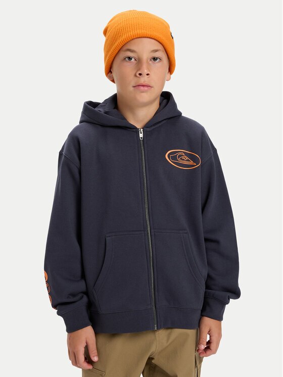 Quiksilver Bluză Salt Water Graphic Zip EQBFT03962 Regular Fit