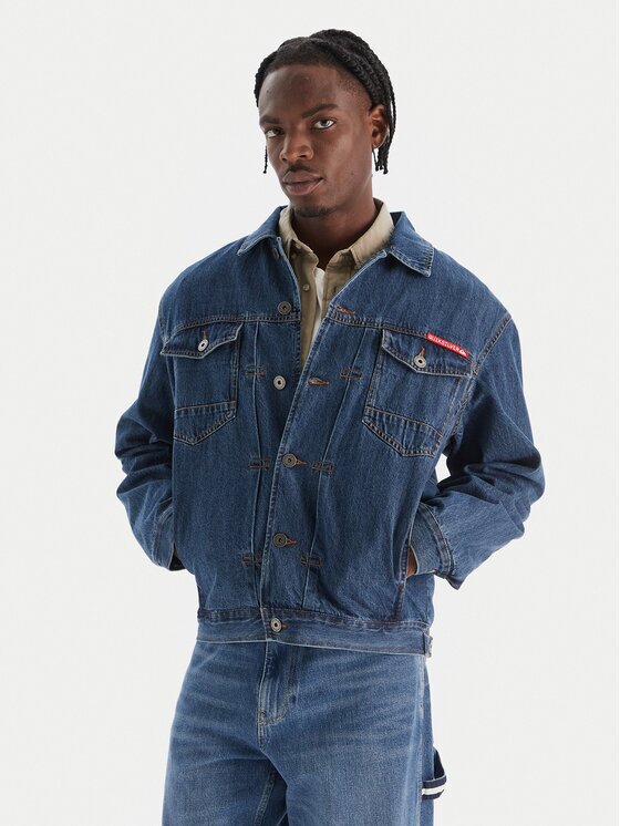 Quiksilver Geacă de blugi All Ride Denim Jkt EQYJK04177 Regular Fit