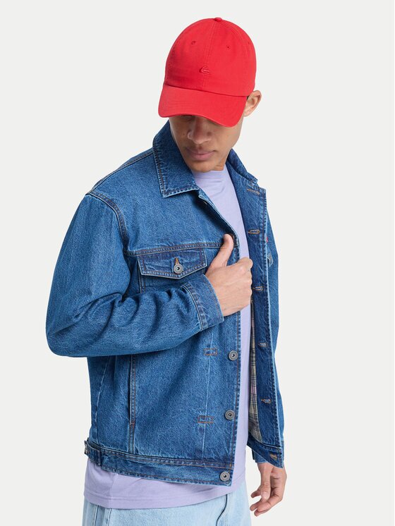 Quiksilver Geacă de blugi All Ride Denimt EQYJK04177 Boxy Fit