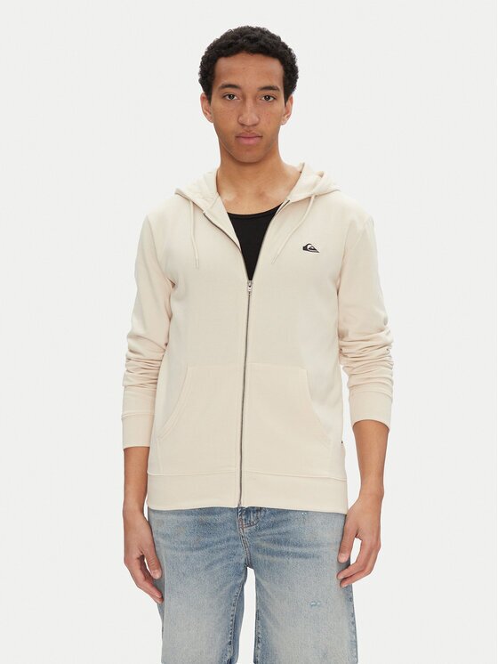 Quiksilver Hanorac EQYFT04952 Écru Regular Fit