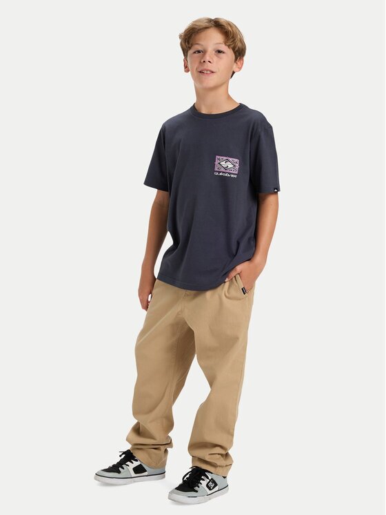 Quiksilver Pantaloni din material Taxer Heavy Twill EQBNP03132 Cargo Fit