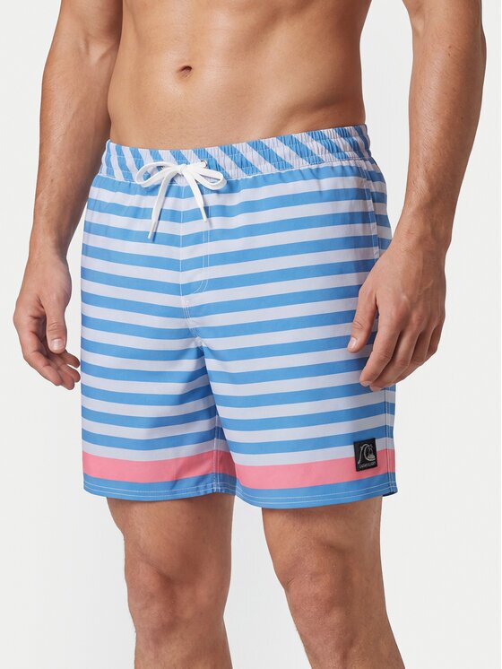 Quiksilver Pantaloni scurți pentru înot Original Btz Stripe Volley 17 EQYJV04209 Straight Leg