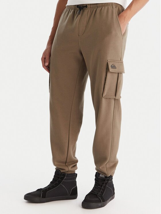Quiksilver Pantaloni trening Cargo Fleece EQYFB03401 Regular Fit