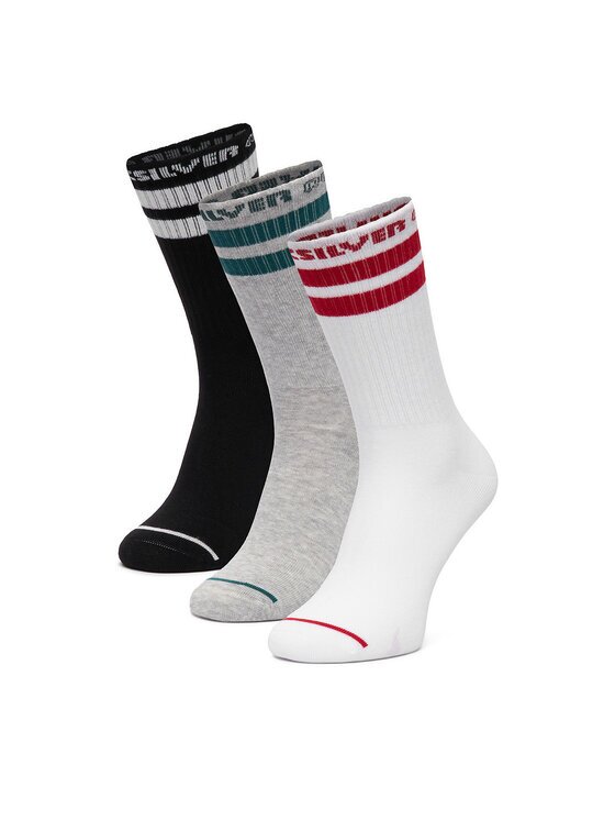 Quiksilver Șosete lungi CEO_BR_QUIK_2040_W_AW25 (3 PACK) Colorat