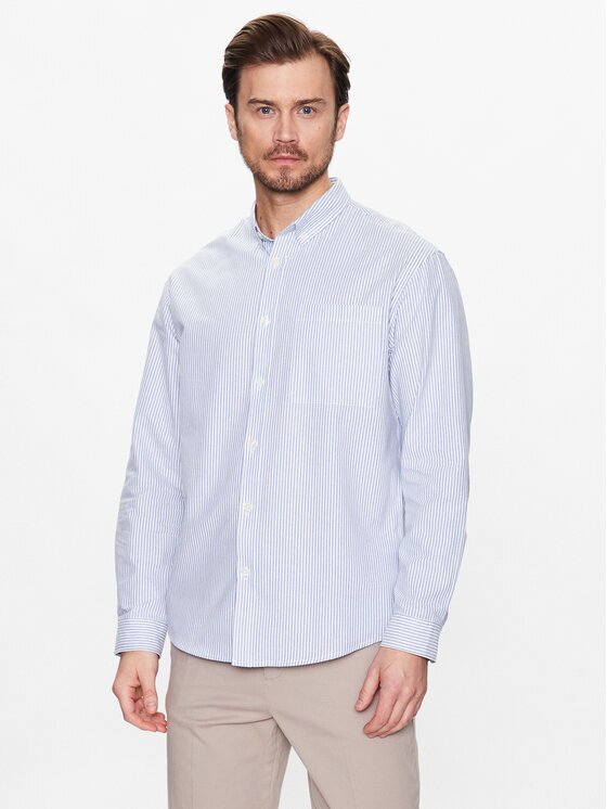 Redefined Rebel Cămașă Oxford PCV224065 Albastru celest Classic Fit