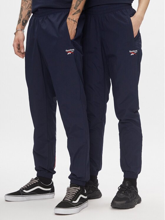 Reebok Pantaloni trening Classics Vector Tracksuit Bottoms H54439 Slim Fit
