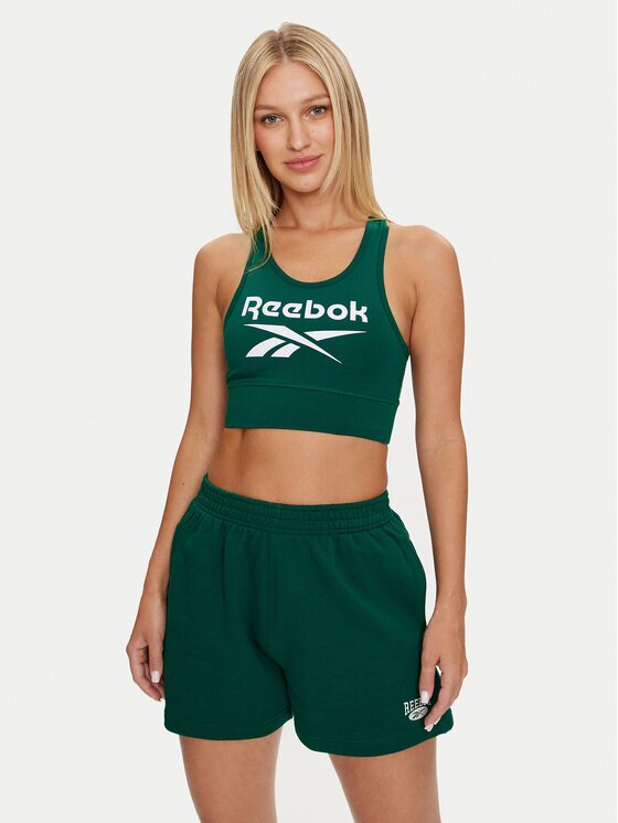 Reebok Top Identity Big Logo Cotton Bralette 100076020 Slim Fit